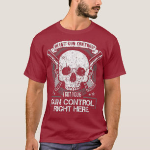 Camiseta Tengo Tu Control De Arma Justo Aquí Pro 2
