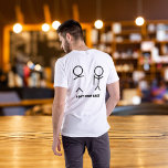 Camiseta Tengo tu espalda<br><div class="desc">Tengo la espalda" es una frase graciosa. Este producto "Tengo la espalda" toma la frase "te tengo la espalda" — literalmente. Un pegatino se lleva la parte de atrás de la otra -literalmente. Personalizar y personaliza el color de fondo si lo desea y diviértete con amigos y familiares.</div>