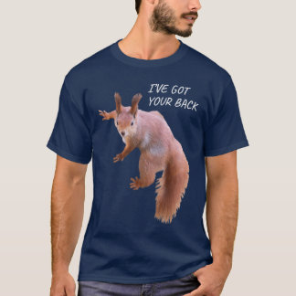 Camiseta Tengo Tu Espalda Ardilla Divertida Espalda Impresa
