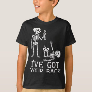 Camiseta Tengo Tu Espalda Chiste Esqueleto Pun Gracioso