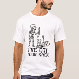 Camiseta Tengo Tu Espalda Esqueletos Columna Vertebral Dive