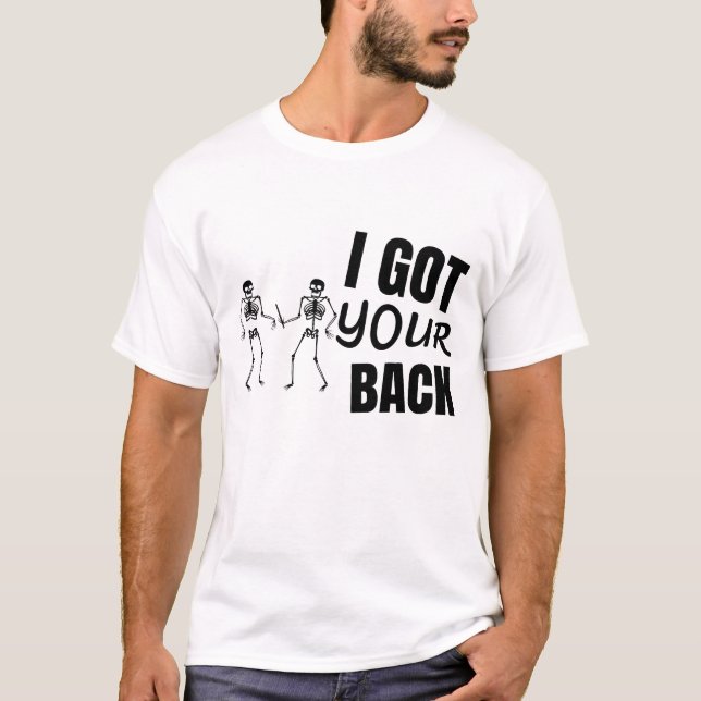 CAMISETA TENGO TU ESQUELETÓN DE BACK (Anverso)