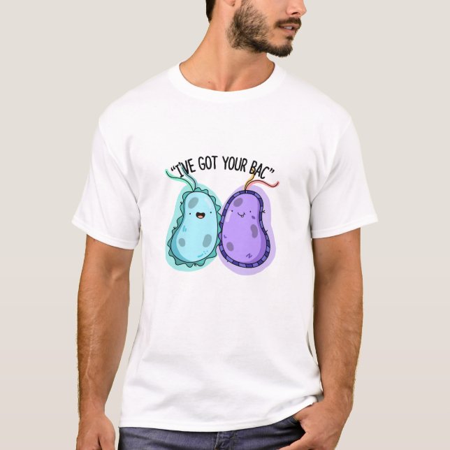 Camiseta Tengo tu poema de bacterias divertidas de Bac (Anverso)