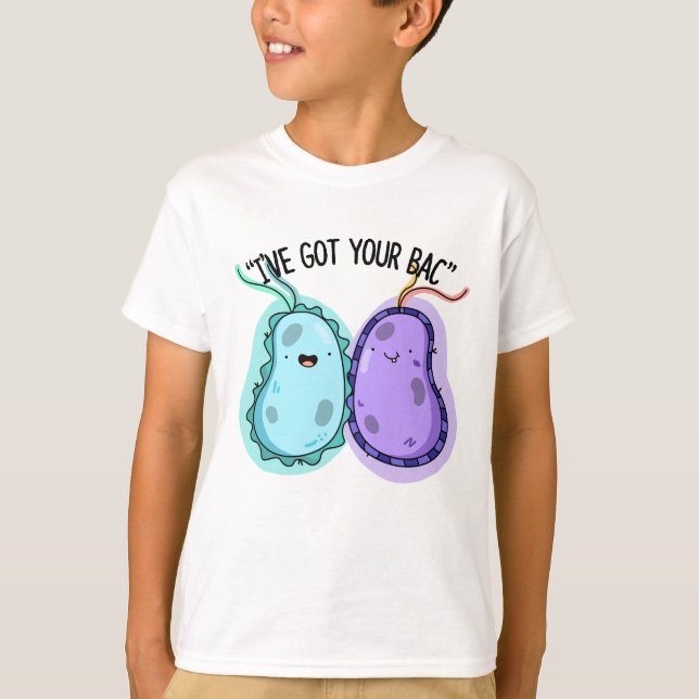 Camiseta Tengo tu poema de bacterias divertidas de Bac (Anverso)