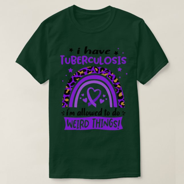 Camiseta Tengo tuberculosis y se me permite hacer cosas rar (Diseño del anverso)