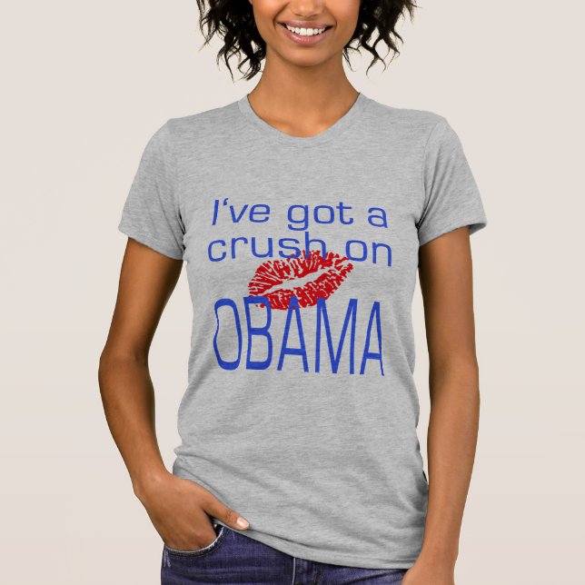 Camiseta Tengo un agolpamiento en Obama (Anverso)