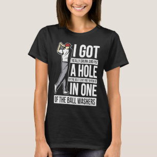Camiseta Tengo un agujero en una jaula de golf