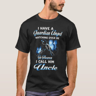 Camiseta Tengo Un Ángel Guardián Vigilándome En El Cielo
