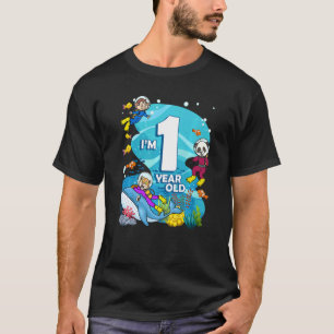 Camiseta Tengo un año de vida en el océano Scuba Diver Land