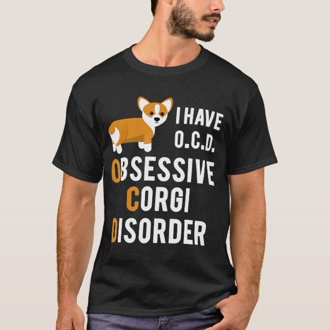 Camiseta Tengo Un Chiste Obsesivo De Corgi Disorder Pun (Anverso)