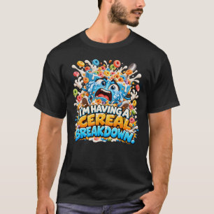 Camiseta Tengo un Colapso de Cereales Divertido Cereal