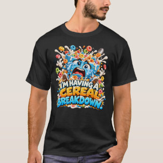 Camiseta Tengo un Colapso de Cereales Divertido Cereal
