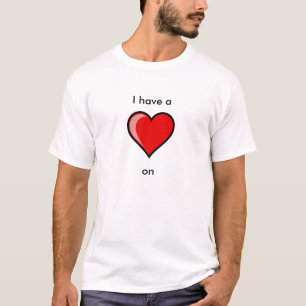 Camiseta Tengo un corazón encendido