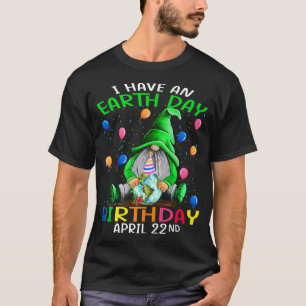 Camiseta Tengo Un Día De La Tierra Cumpleaños 22 De Abril D