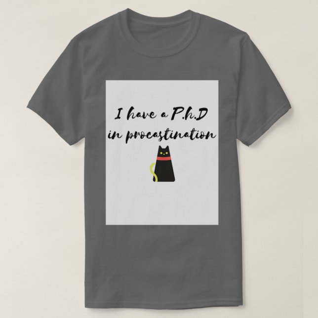 Camiseta Tengo un doctorado 9 (Diseño del anverso)