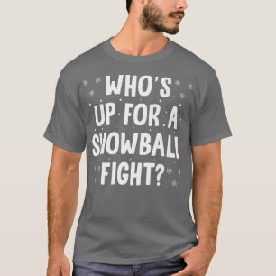 Camiseta Tengo Un Doctorado En Peleas De Nieve Con Nieve