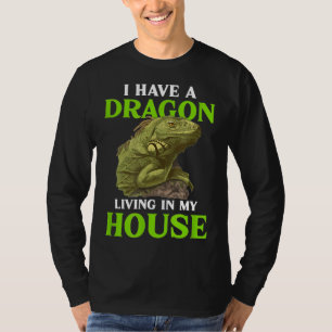 Camiseta Tengo Un Dragón Con Barba Viviendo En Mi Reptile D