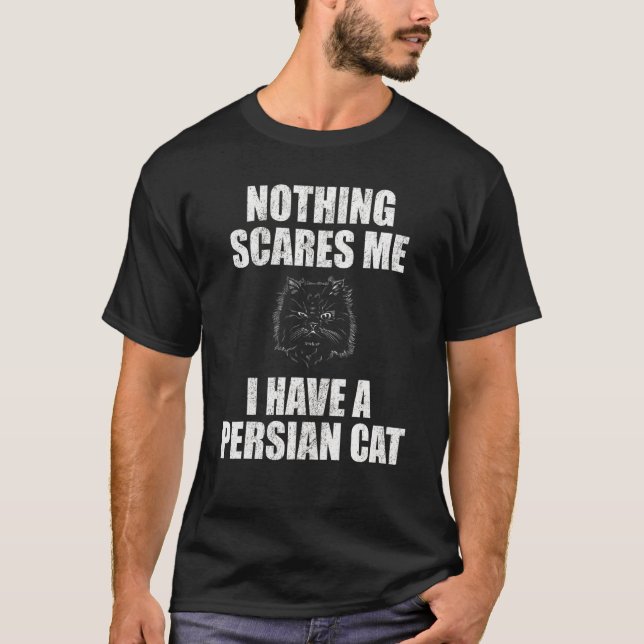 Camiseta Tengo un gato persa 1 (Anverso)