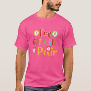 Camiseta Tengo un gran par de Casino Bingo Vintage Diseño L