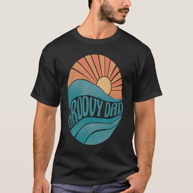 Camiseta Tengo un héroe que le llamo papá groovy (Anverso)