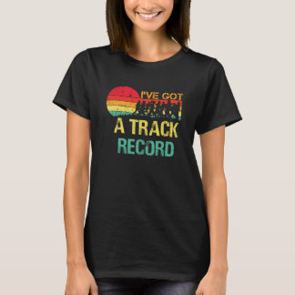 Camiseta Tengo Un Historial Corriendo Deporte Triatlón Ma