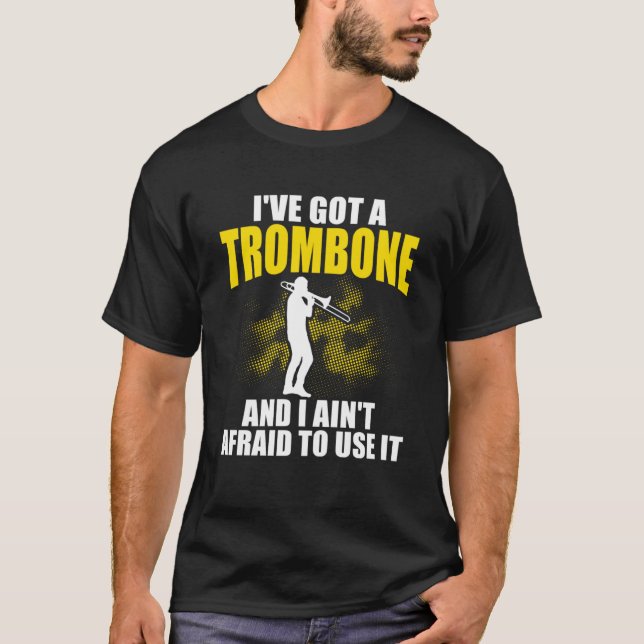 Camiseta Tengo un jugador de trombón experto en música P (Anverso)