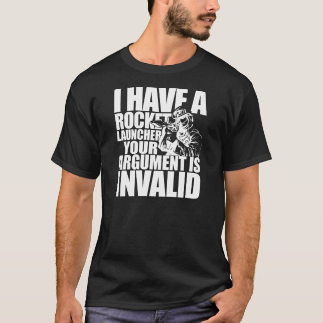 Camiseta Tengo un lanzacohetes (Anverso)