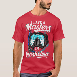 Camiseta Tengo Un Master En Buceo Snorkel Scuba