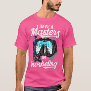 Camiseta Tengo Un Master En Buceo Snorkel Scuba