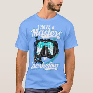 Camiseta Tengo Un Master En Buceo Snorkel Scuba