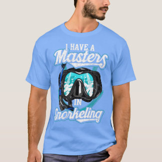 Camiseta Tengo Un Master En Buceo Snorkel Scuba