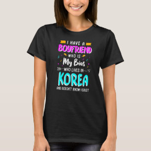 Camiseta Tengo Un Novio Que Es Mi Bias Kpop Coreano Musi