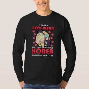 Camiseta Tengo Un Novio Que Es Mi Bias Kpop Kdrama Kore