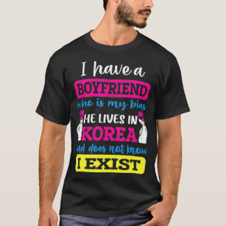 Camiseta Tengo Un Novio Que Es Mi Bias Kpop Lover Kdram