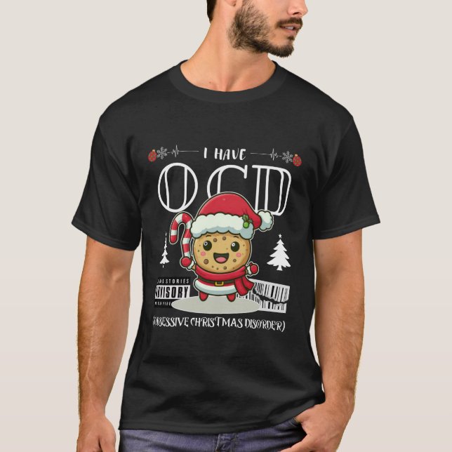 Camiseta Tengo un oscuro desorden Navidad (Anverso)