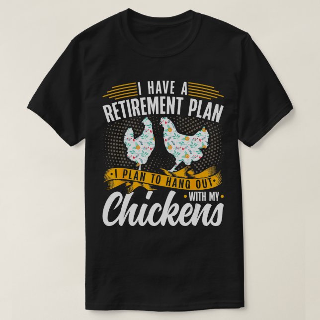 Camiseta Tengo Un Plan Para La Jubilación De Agricultores D (Diseño del anverso)