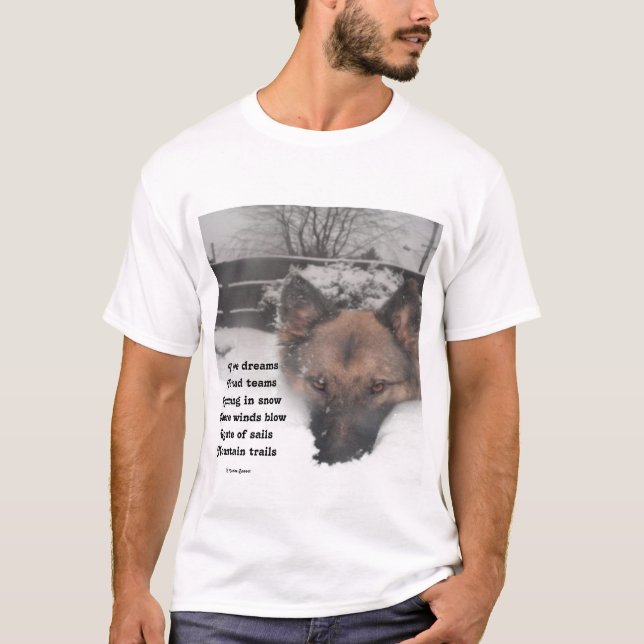 Camiseta Tengo un poema Dreams de Ladee Basset (Anverso)