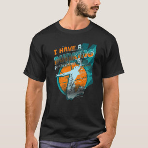 Camiseta Tengo un problema gracioso juego de baloncesto div