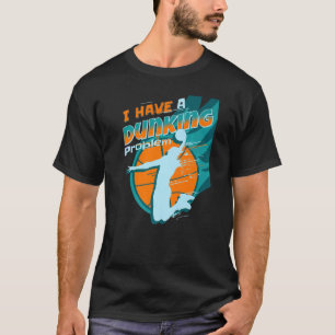 Camiseta Tengo un problema gracioso juego de baloncesto div