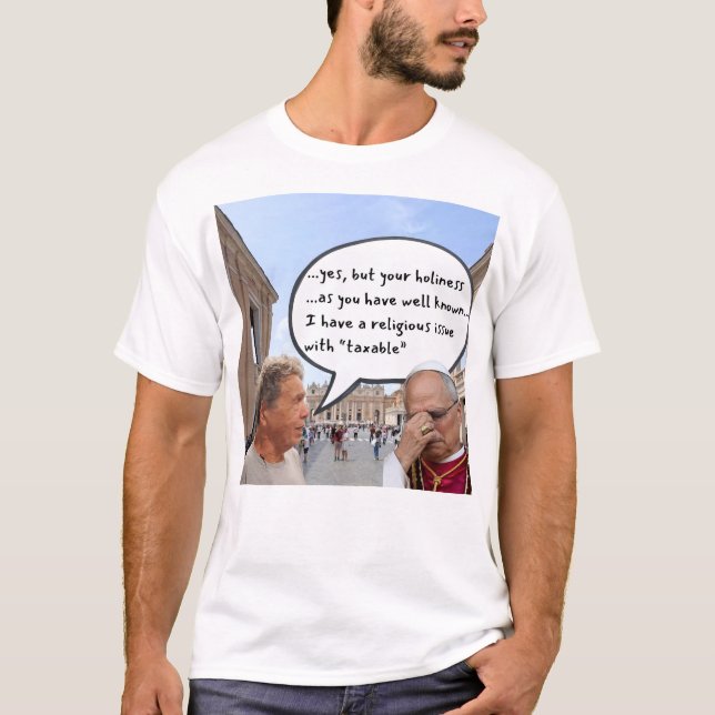 Camiseta Tengo un problema religioso (Anverso)