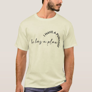 Camiseta Tengo un propósito él tiene un plan Hombres Cristi