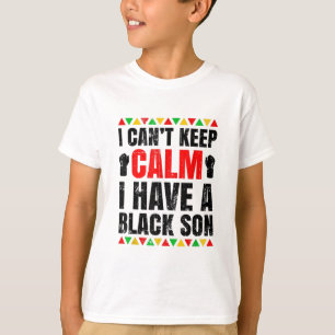 Camiseta Tengo Un Regalo De Hijo Negro Para Mamá Negra