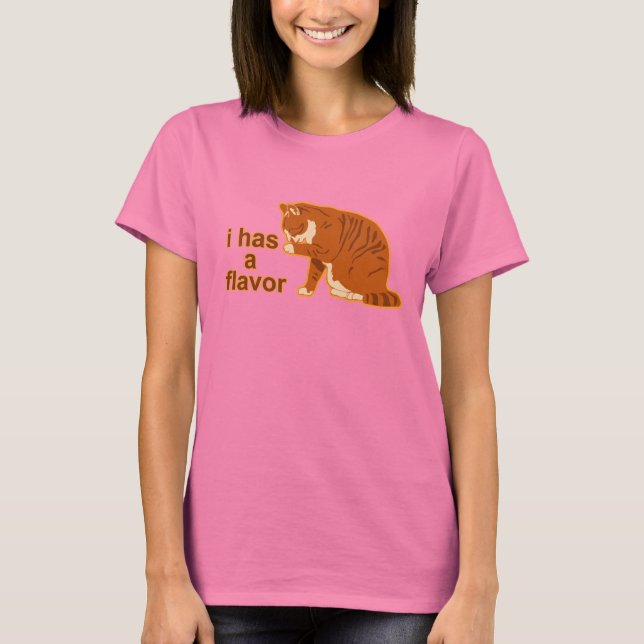 Camiseta Tengo un sabor, LOL CAT (Anverso)