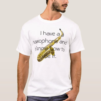Camiseta Tengo un saxofón