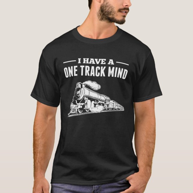 Camiseta Tengo Un Tren De Ingeniero De Tren Mental De Una P (Anverso)