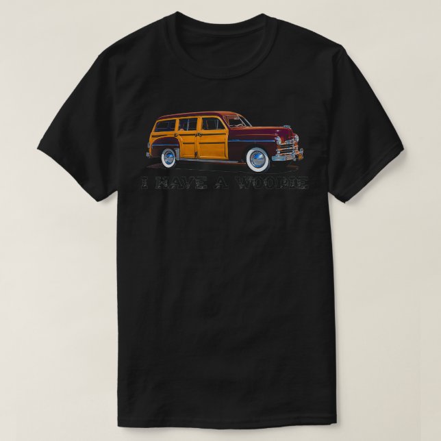 Camiseta Tengo un vagón de Surf Woodie Hombres Mujeres Surf (Diseño del anverso)