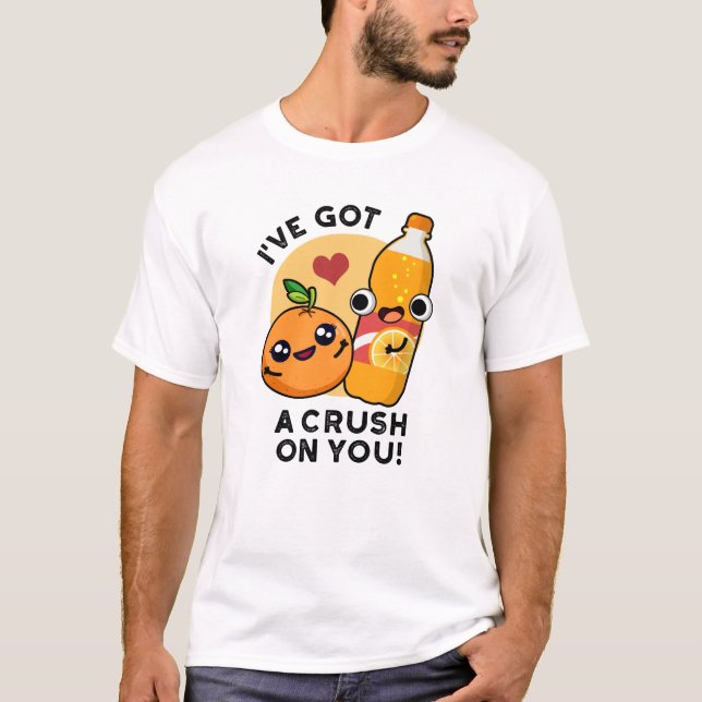 Camiseta Tengo una compasión por ti Naranja gracioso Pop Pu (Anverso)