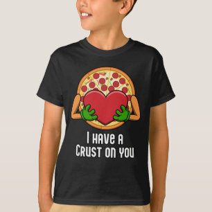 Camiseta Tengo una corteza en ti divertido diseño de pizza