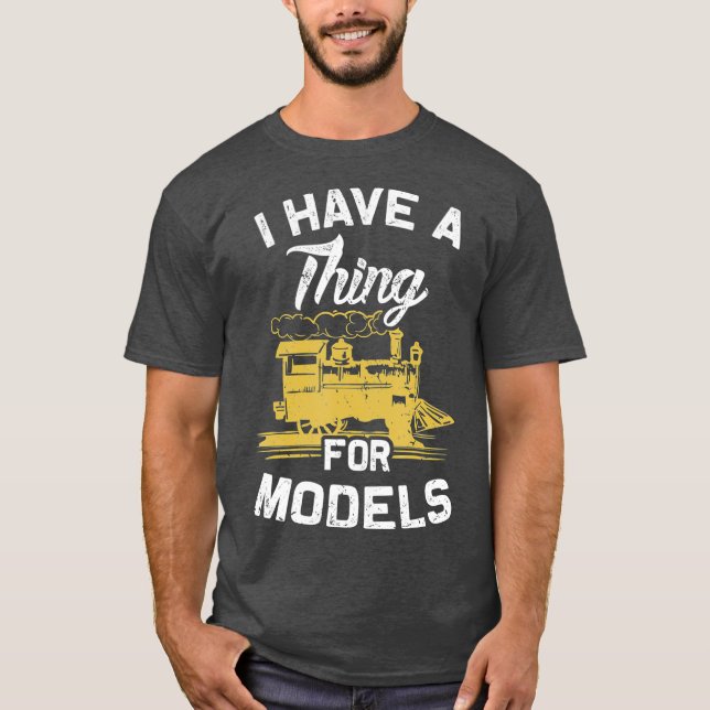Camiseta Tengo Una Cosa Para Los Modelos Tren Lover (Anverso)