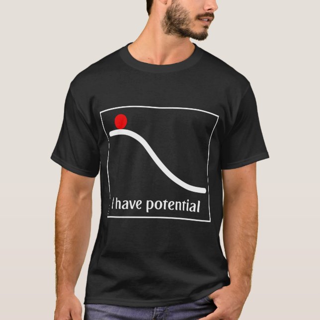 Camiseta Tengo una física potencialmente divertida en energ (Anverso)